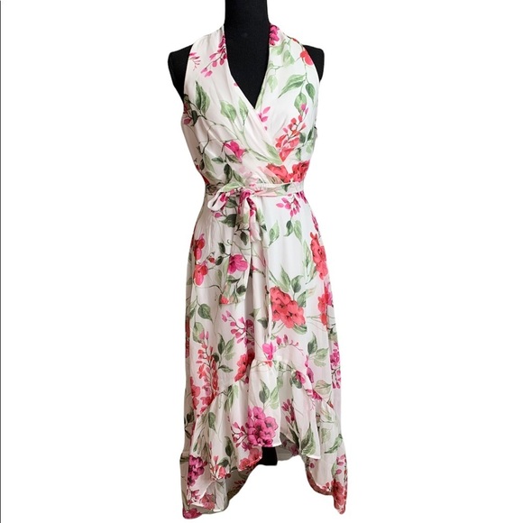 Ryan Michelle Floral Sleeveless V-Neck Style Dress Size PS - Picture 1 of 17